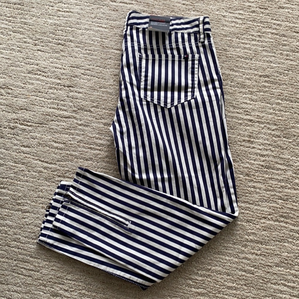 Tommy Hilfiger striped ankle pants